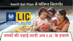 LIC की नई पॉलिसी लांच, बच्चों की पढ़ाई से लेकर शादी तक टेंशन खत्म साथ मे तगड़ा रिटर्न LIC Amrit Bal Plan